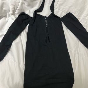 Motel Rocks Black Halter Dress